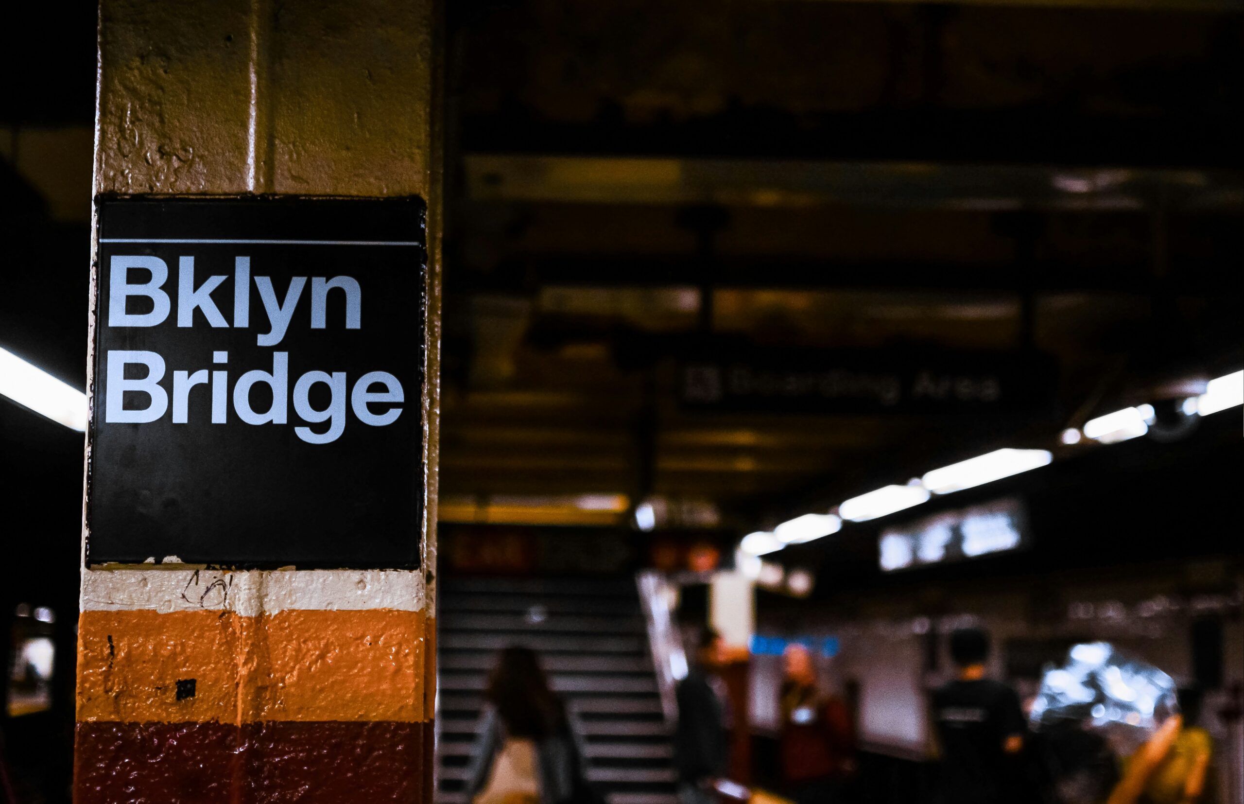 Brooklyn Bridge sign. Location close to where buddhist Adam Yauch grew up.