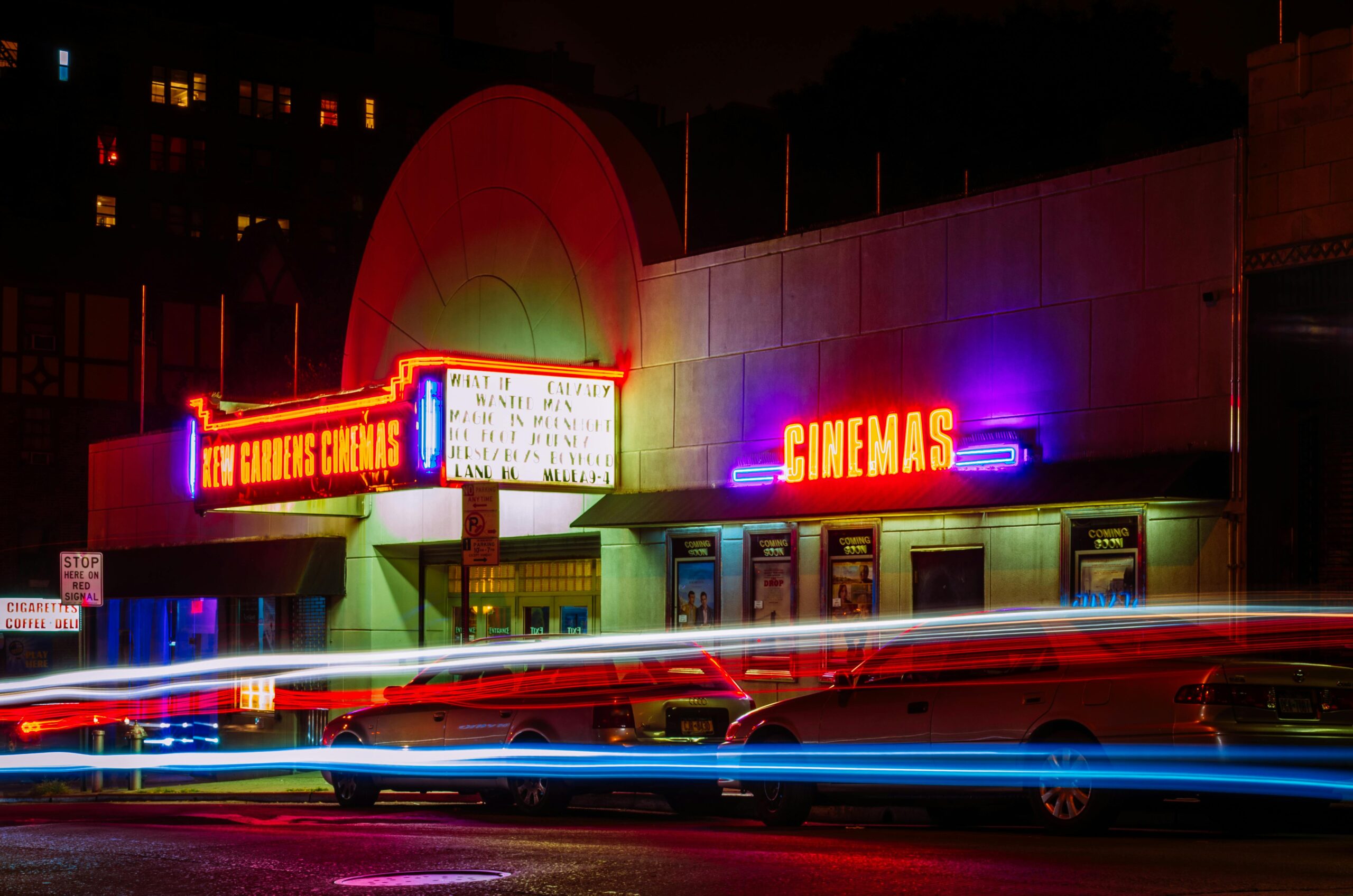 A movie theater similar to one where Jim Carey's "Liar Liar" was aired and the Buddhist concept of Right Speech could be learned