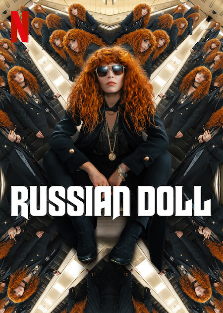 Cover art for Russian doll. A netflix show with Buddhist themes
