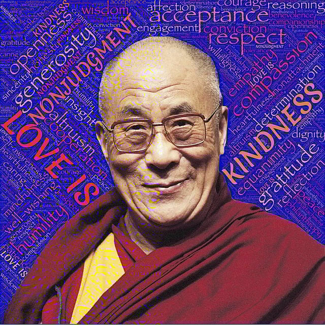 The Dalai Lama. A master of Loving-Kindness